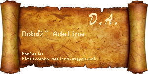 Dobó Adelina névjegykártya
